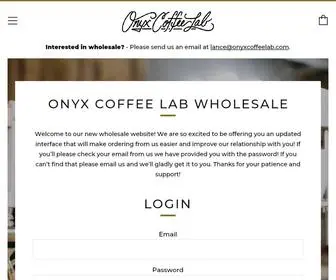 Serveonyx.com(Onyx Coffee Lab WHOLESALE) Screenshot