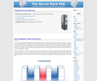 Server-Racks.com(Computer Server Rack Facts) Screenshot