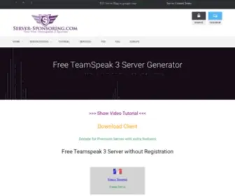 Server-Sponsoring.com(Server Sponsoring) Screenshot