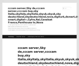 Servercicccam.com(Dreambox server) Screenshot