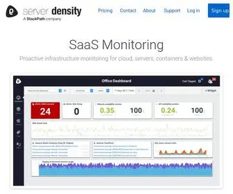 Serverdensity.com(Cloud management) Screenshot