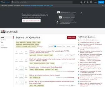 Serverfault.com(Server Fault) Screenshot