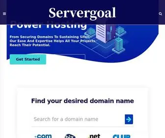 Servergoal.com(Home – Servergoal) Screenshot
