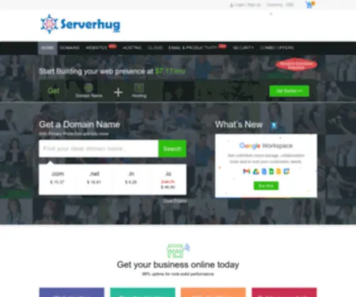 Serverhug.com(Serverhug) Screenshot