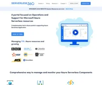 Serverless360.com(#1 Cloud Management Platform for Microsoft Azure) Screenshot