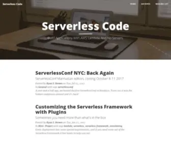 Serverlesscode.com(Serverless Code) Screenshot