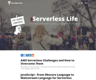 Serverlesslife.com(Serverless Life) Screenshot