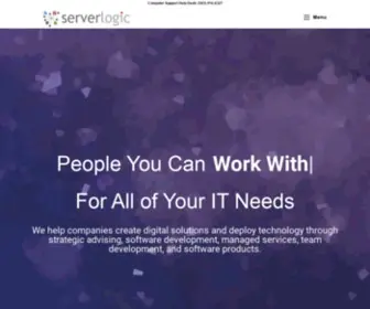 Serverlogic.com(Your local full services IT consulting and staffing company) Screenshot