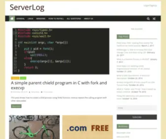 Serverlog.net(A General Networking Blog) Screenshot