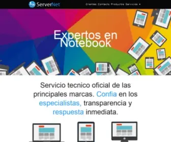 Servernet.com.ar(ServerNet informatica) Screenshot