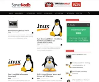 Servernoobs.com(Linux Tips) Screenshot