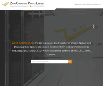 Serverparts.co.in(Zaco Computers Private Limited) Screenshot