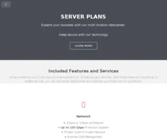 Serverplans.net(ServerPlans Web Hosting Virtual Private Server Dedicated Server) Screenshot