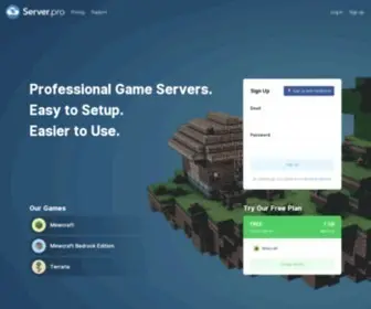 Server.pro(Professional Game Server Hosting) Screenshot