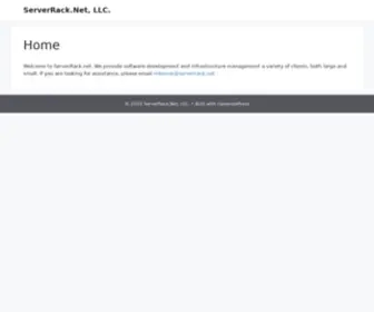 Serverrack.net(Internet Hosting. We make it personal. Dedicated Cobalt and Linux Servers) Screenshot