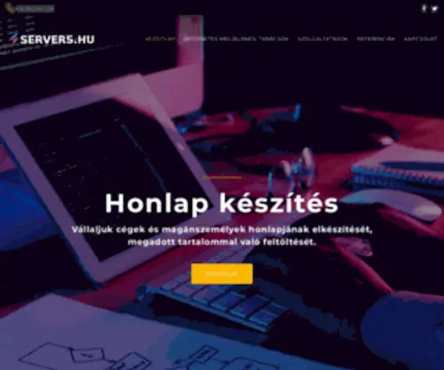 Servers.hu(Honlap készítés) Screenshot