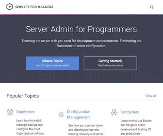 Serversforhackers.com(Servers for Hackers) Screenshot