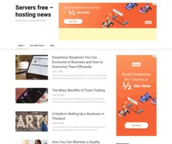 Serversfree.com(Servers free) Screenshot