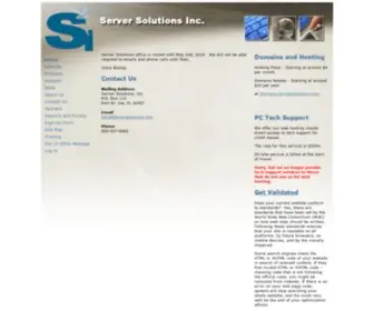 Serversolutions.com(Server Solutions) Screenshot