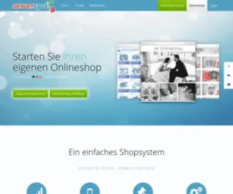 Serverspot.de(Eigenen Onlineshop erstellen) Screenshot