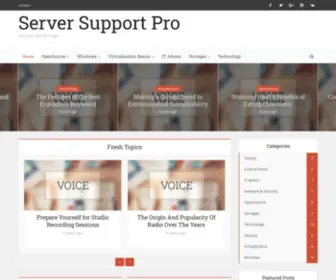 Serversupportpro.com(Serversupportpro) Screenshot