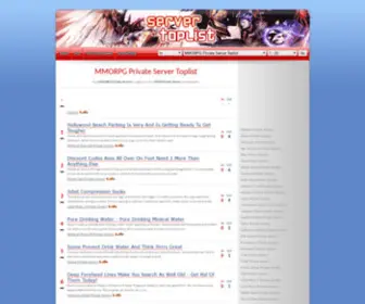 Servertoplist.com(Servertoplist) Screenshot