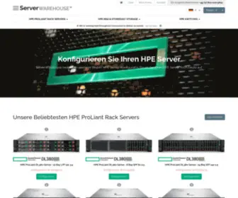 Serverwarehouse.de(HPE Server Configurator) Screenshot