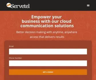Servetel.in(Cloud Based Business Call Management Solutions) Screenshot