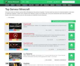 Serveur-Minecraft.com(Serveur minecraft) Screenshot