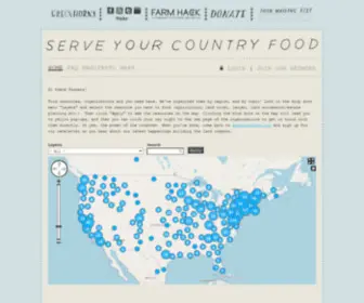 Serveyourcountryfood.net(Serve Your Country Food) Screenshot