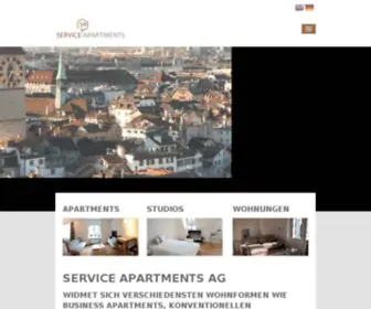 Service-Apartments.ch(Service apartments) Screenshot