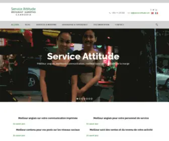 Service-Attitude.com(Thierry Poupard Training & Consulting in Restaurant Marketing) Screenshot