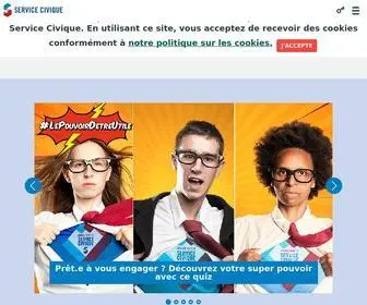 Service-Civique.gouv.fr(Service Civique) Screenshot