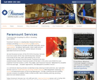 Service-IS-Paramount.co.nz(Commercial Cleaning Franchise) Screenshot