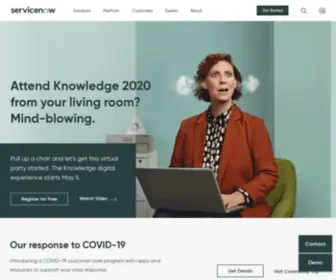 Service-Now.com(The Enterprise Cloud Company) Screenshot