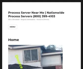 Service-OF-Process.net(Nationwide Process Serving Company) Screenshot