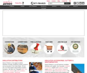 Service-Partners.com(Insulation and Building Supplies Distributor) Screenshot