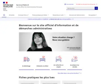 Le site officiel de l’administration française