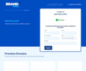 Service.com(This premium domain name) Screenshot