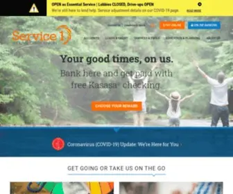 Service1Fcu.com(Service 1 Federal Credit Union // Home) Screenshot