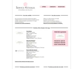 Service4Etoiles.fr(Emploi) Screenshot