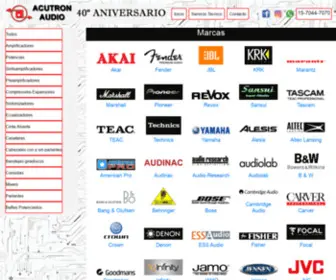 Serviceaudio.com.ar(Acutron Audio) Screenshot