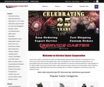 Servicecaster.com(Service Caster Online Casters and Wheels Superstore) Screenshot