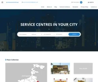 Servicecentrelist.com(Authorised Service Centre Directory) Screenshot