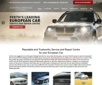 Servicecentreperth.com.au(European Car Service Perth) Screenshot