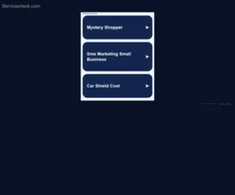 Servicecheck.com(Servicecheck) Screenshot