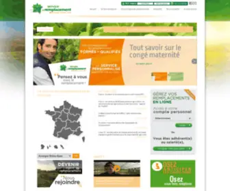 Servicederemplacement.fr(Service de remplacement France) Screenshot