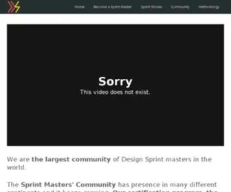 Servicedesignsprints.com(Design Sprint Master community) Screenshot