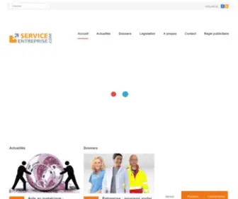 Serviceentreprise.com(Le portail des services aux entreprises sur) Screenshot