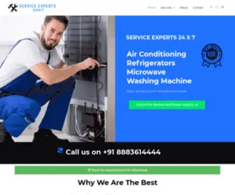 Serviceexpert24X7.com(Just another WordPress site) Screenshot